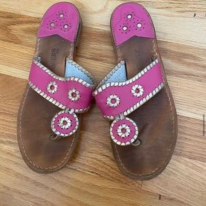 Jack Rogers Pink & Gold Sandal